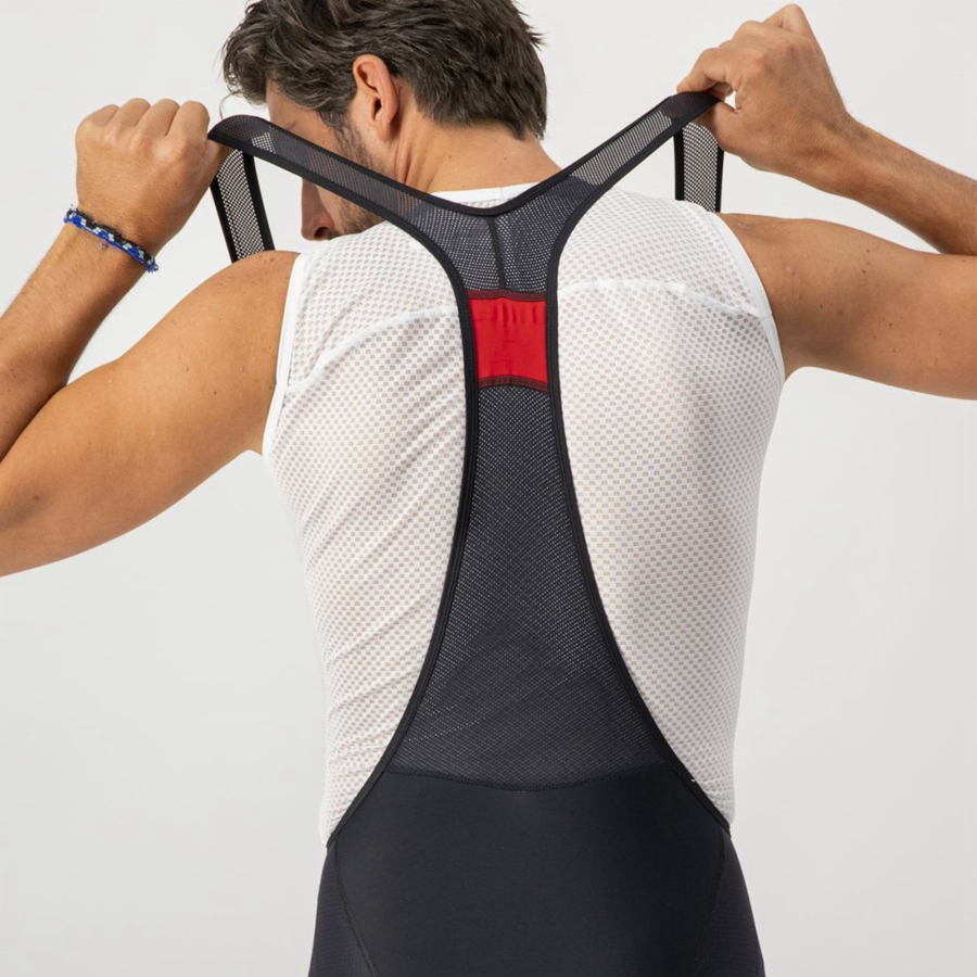 Castelli COMPETIZIONE Miesten Bib Shortsit Mustat | FPNM-43728