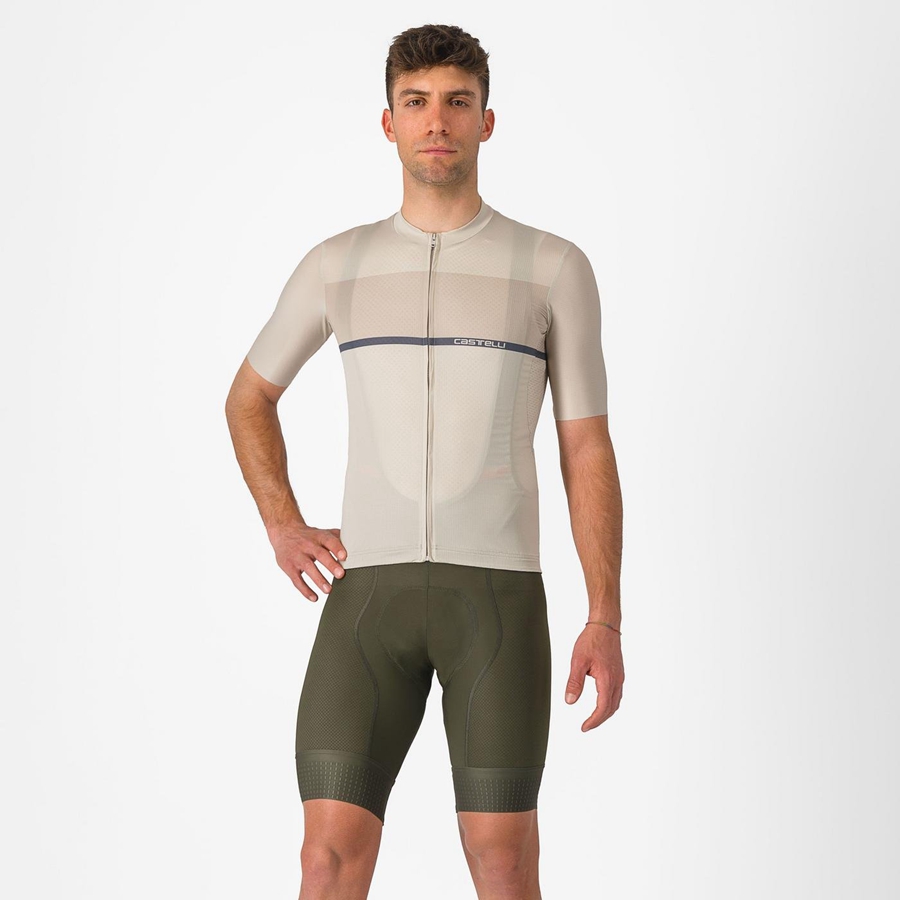 Castelli COMPETIZIONE Miesten Bib Shortsit Syvä Vihreä | TWLQ-15267