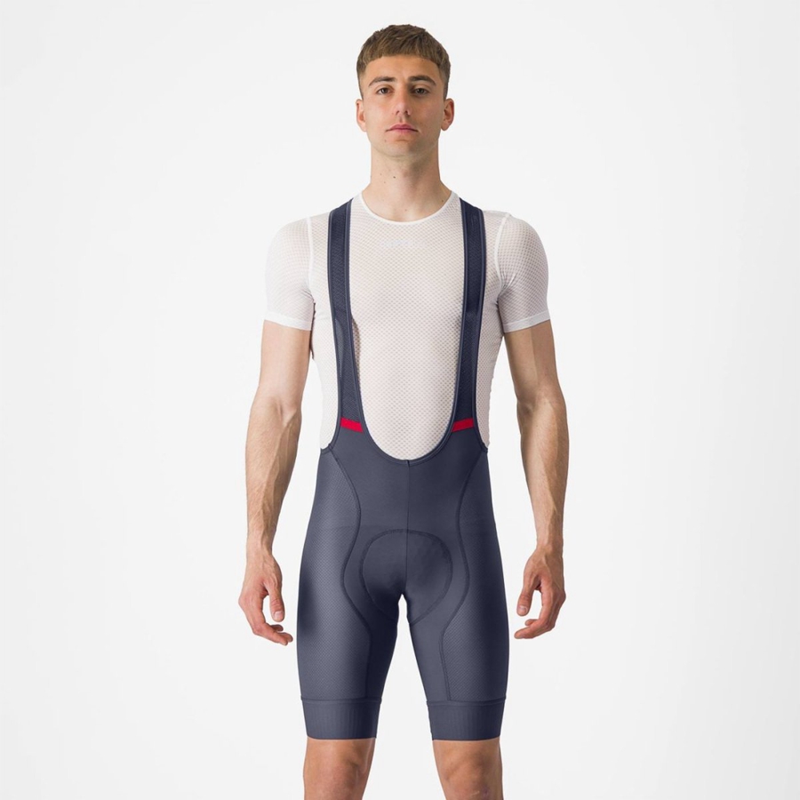 Castelli COMPETIZIONE Miesten Bib Shortsit Sininen | EXIJ-81324