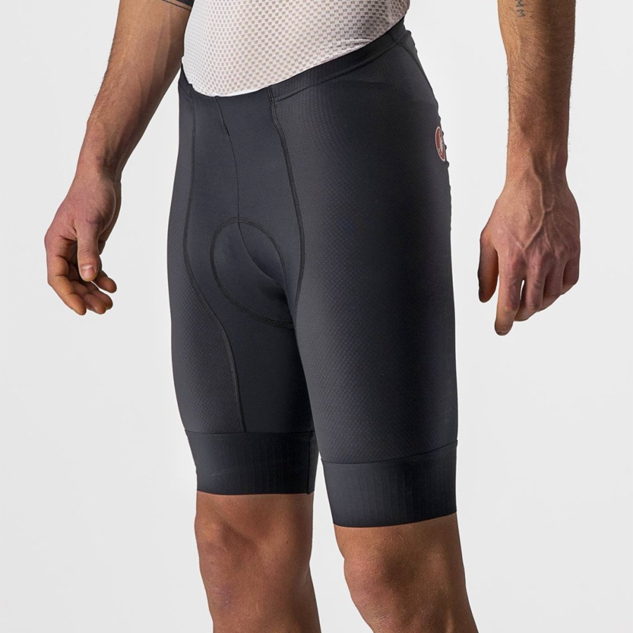 Castelli COMPETIZIONE Miesten Shortsit Mustat | UJWF-23981