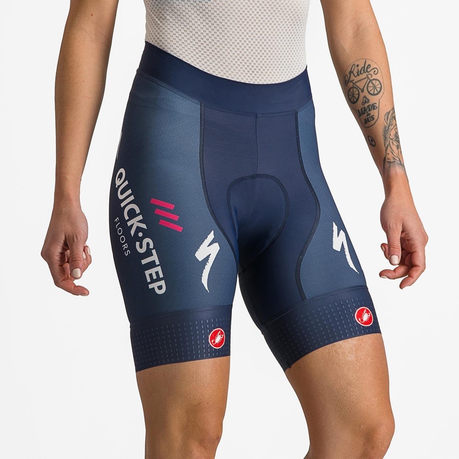 Castelli COMPETIZIONE W Naisten Shortsit Sininen Valkoinen | PUCL-87341