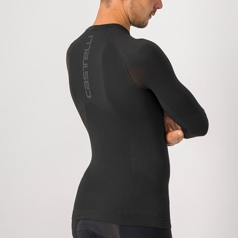 Castelli CORE SEAMLESS Miesten Base Layer Mustat | AVXP-51928