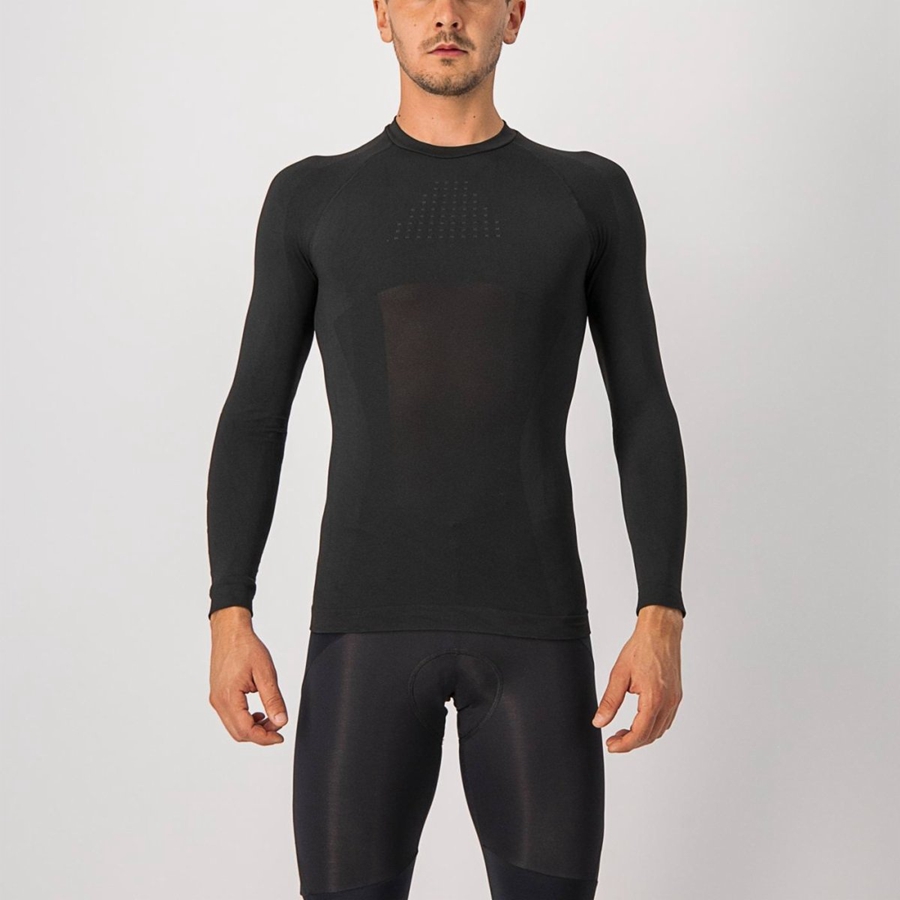 Castelli CORE SEAMLESS Miesten Base Layer Mustat | AVXP-51928