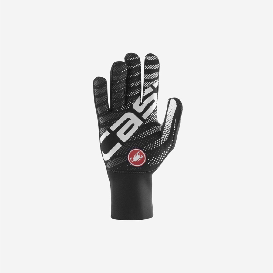 Castelli DILUVIO C Miesten Käsineet Mustat | SVLF-81907