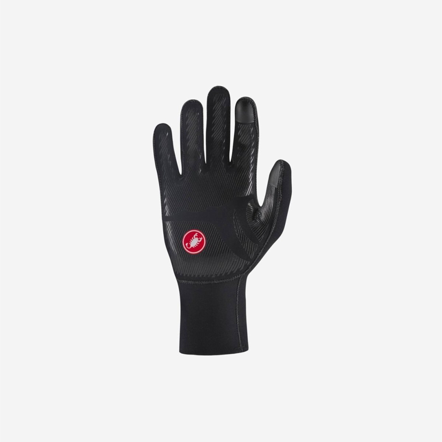 Castelli DILUVIO ONE Miesten Käsineet Mustat | FGBK-73280