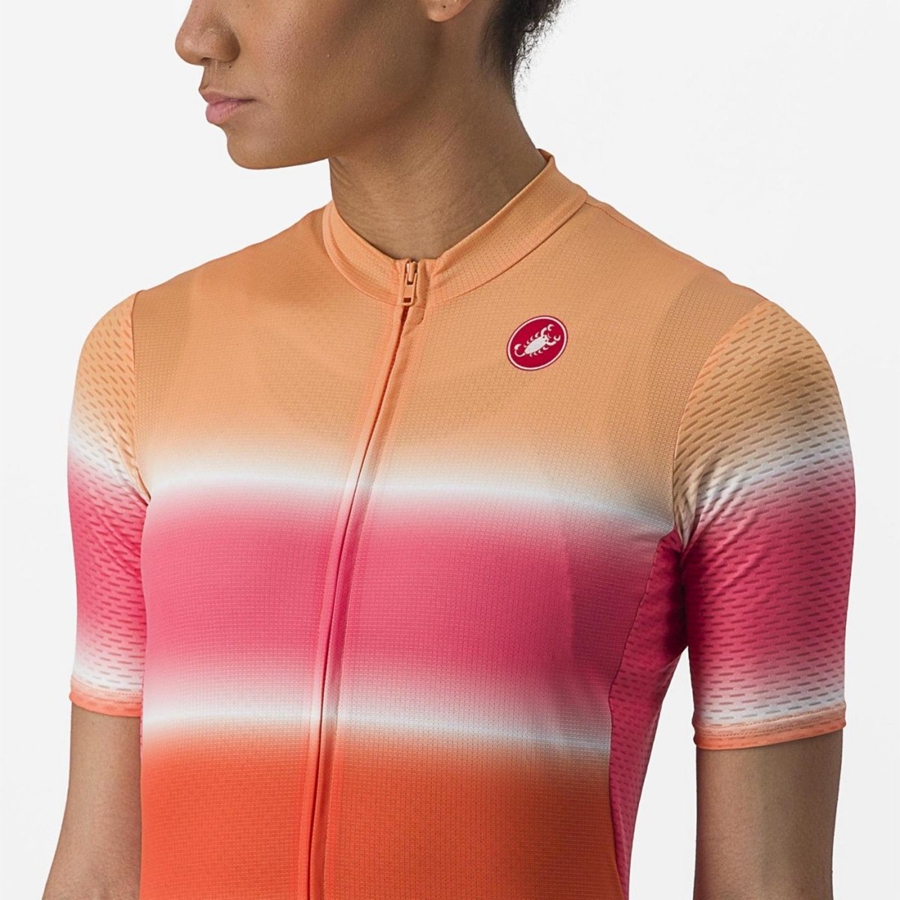 Castelli DOLCE Naisten Pelipaita Oranssi | DEKY-39180