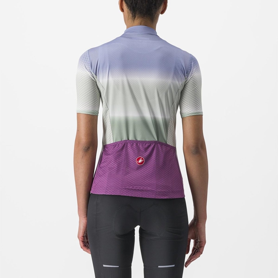 Castelli DOLCE Naisten Pelipaita Violetit Valkoinen | RVKH-36408