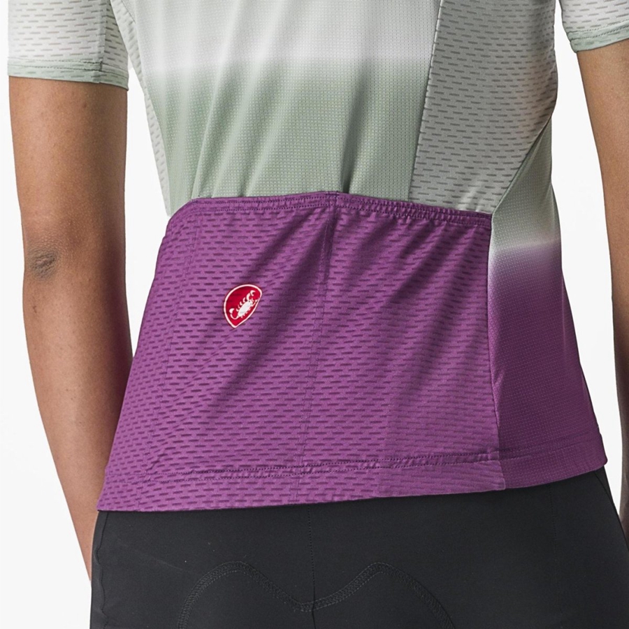 Castelli DOLCE Naisten Pelipaita Violetit Valkoinen | RVKH-36408