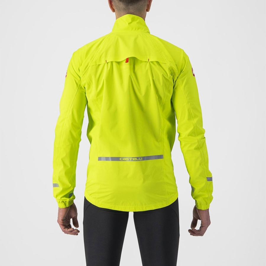 Castelli EMERGENCY 2 RAIN Miesten Suojaus Vaaleanvihreä | HYJQ-35802