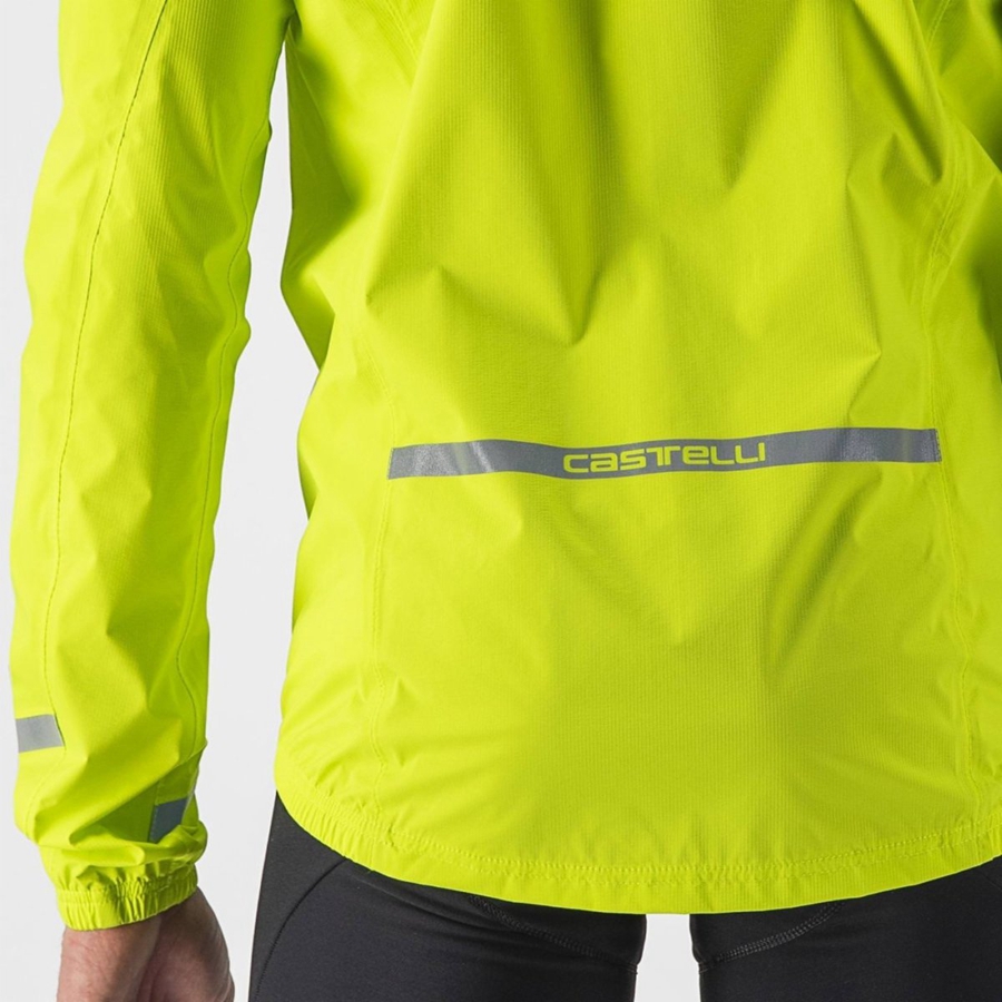 Castelli EMERGENCY 2 RAIN Miesten Suojaus Vaaleanvihreä | HYJQ-35802