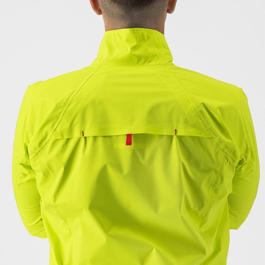 Castelli EMERGENCY 2 RAIN Miesten Suojaus Vaaleanvihreä | HYJQ-35802