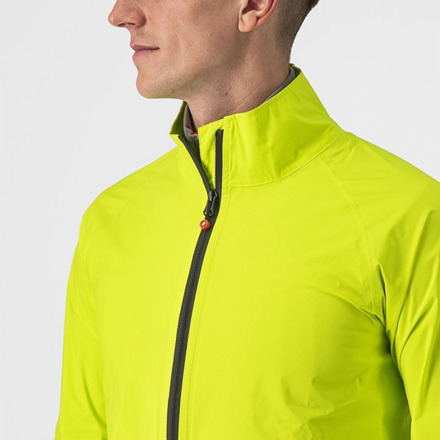 Castelli EMERGENCY 2 RAIN Miesten Suojaus Vaaleanvihreä | HYJQ-35802