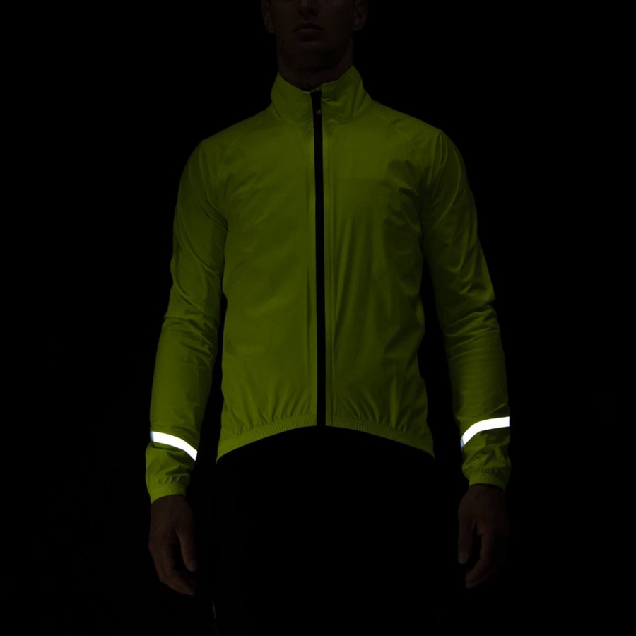 Castelli EMERGENCY 2 RAIN Miesten Suojaus Vaaleanvihreä | HYJQ-35802