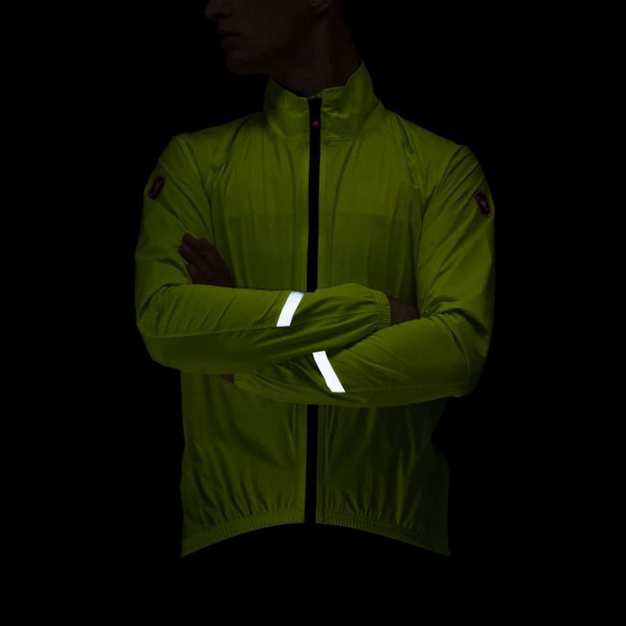 Castelli EMERGENCY 2 RAIN Miesten Suojaus Vaaleanvihreä | HYJQ-35802