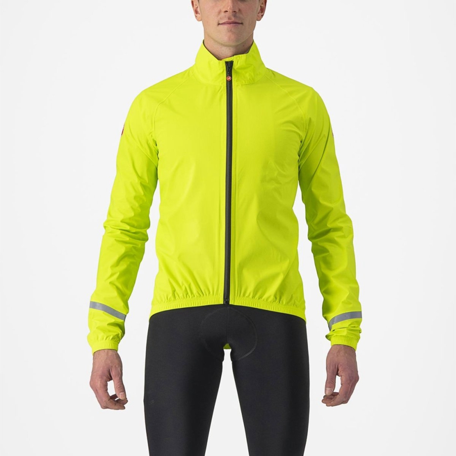 Castelli EMERGENCY 2 RAIN Miesten Suojaus Vaaleanvihreä | HYJQ-35802