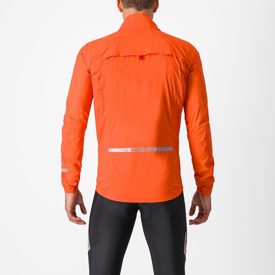 Castelli EMERGENCY 2 RAIN Miesten Suojaus Oranssi | YABD-85713