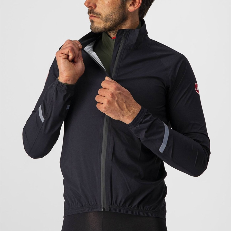 Castelli EMERGENCY 2 RAIN Miesten Suojaus Mustat | MYQS-94716