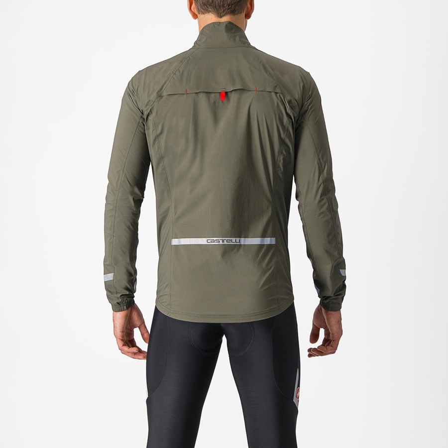 Castelli EMERGENCY 2 RAIN Miesten Suojaus Vihreä | JLTH-04375