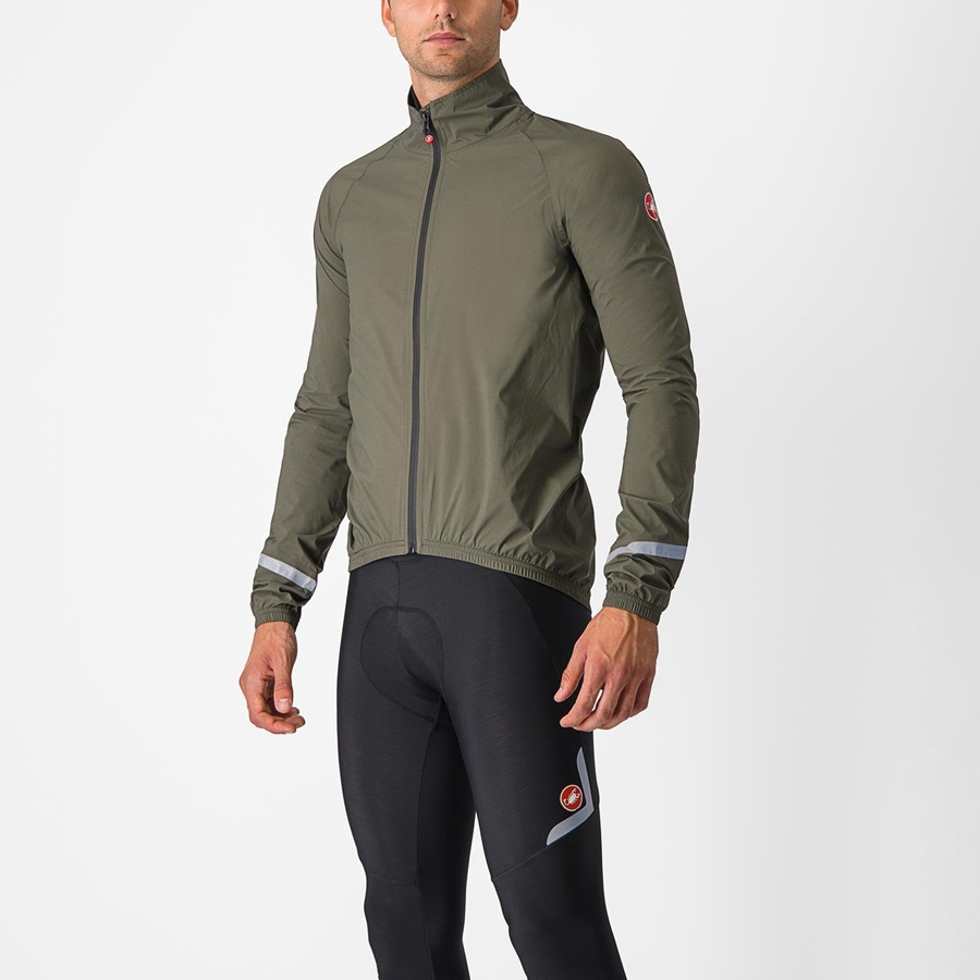 Castelli EMERGENCY 2 RAIN Miesten Suojaus Vihreä | JLTH-04375