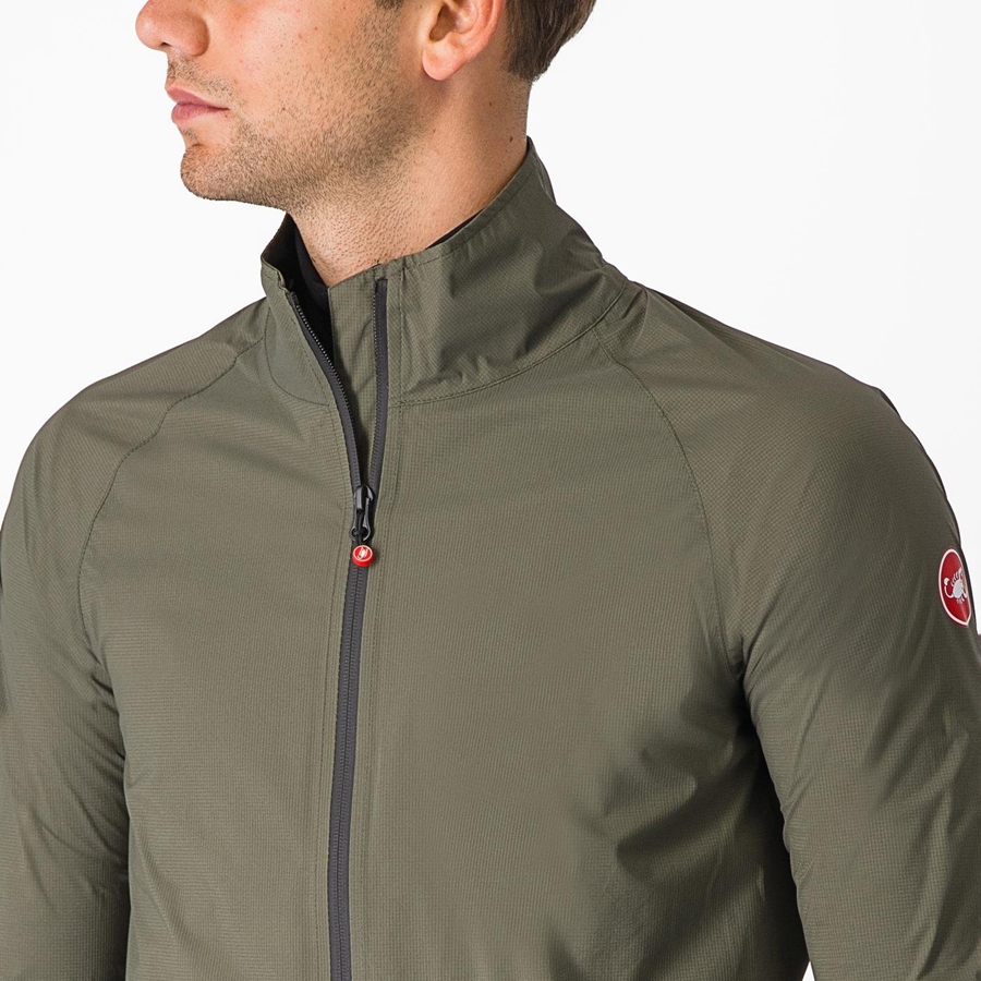 Castelli EMERGENCY 2 RAIN Miesten Suojaus Vihreä | JLTH-04375