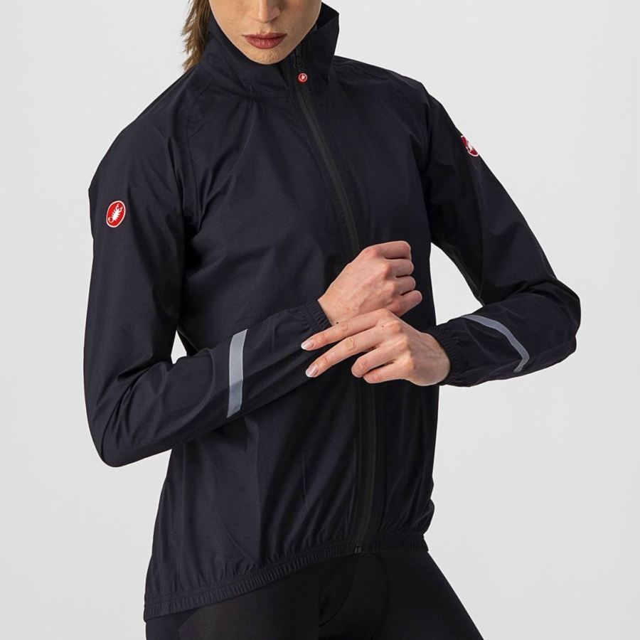 Castelli EMERGENCY 2 W RAIN Naisten Suojaus Mustat | LBGS-13275