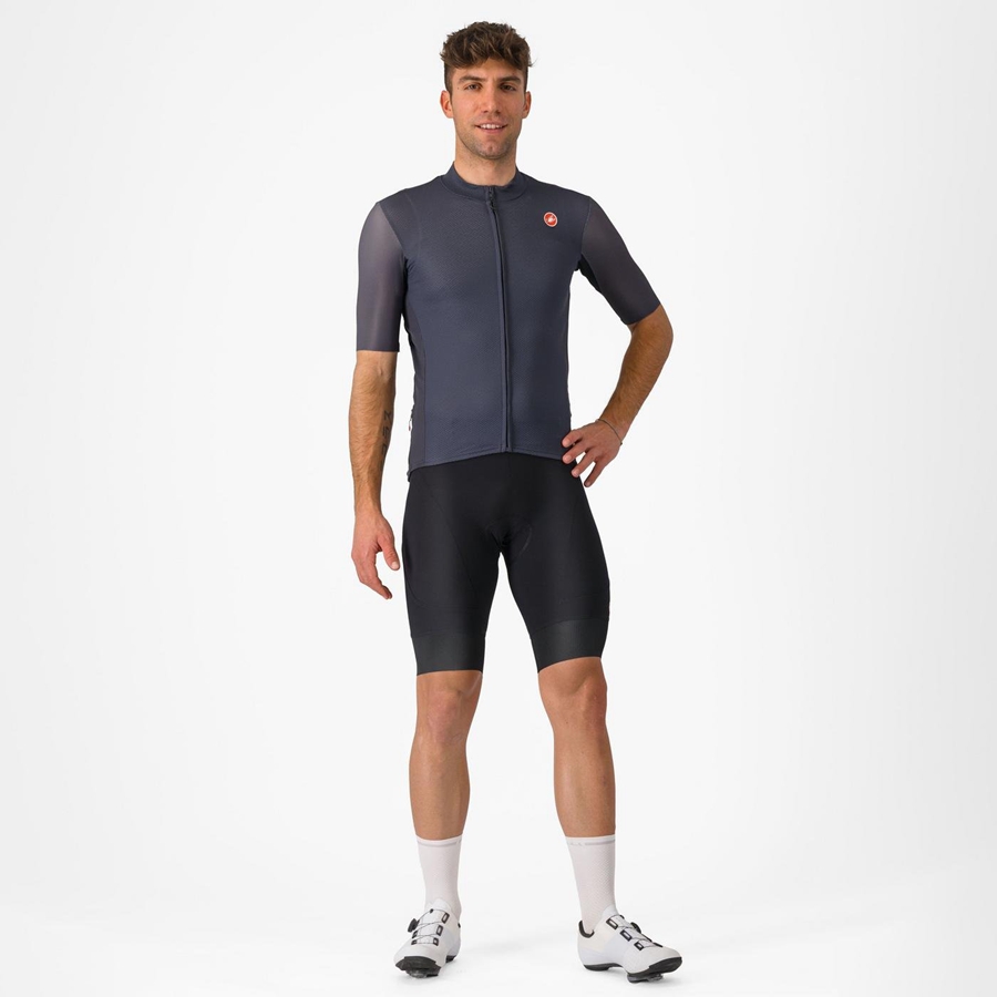 Castelli ENDURANCE 3 Miesten Shortsit Mustat | BPMO-95823