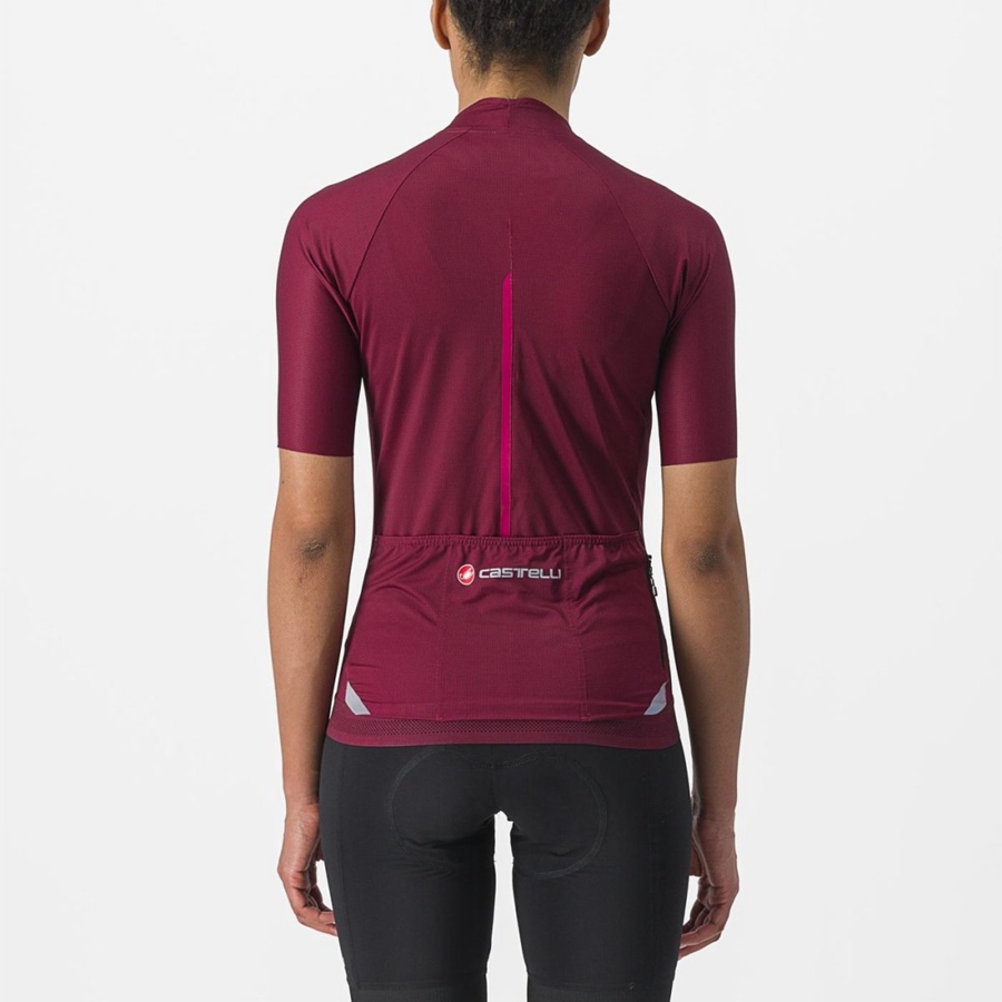 Castelli ENDURANCE W Naisten Pelipaita Viininpunainen | DLBP-27908