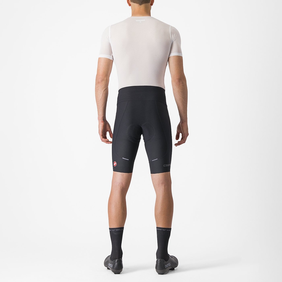 Castelli ESPRESSO Miesten Shortsit Mustat | MNDL-86410