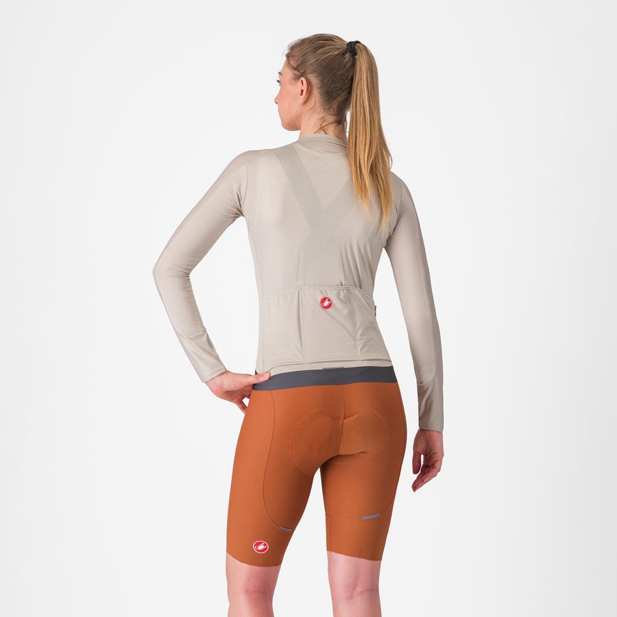 Castelli ESPRESSO W DT Naisten Bib Shortsit Beige | BHFC-76349