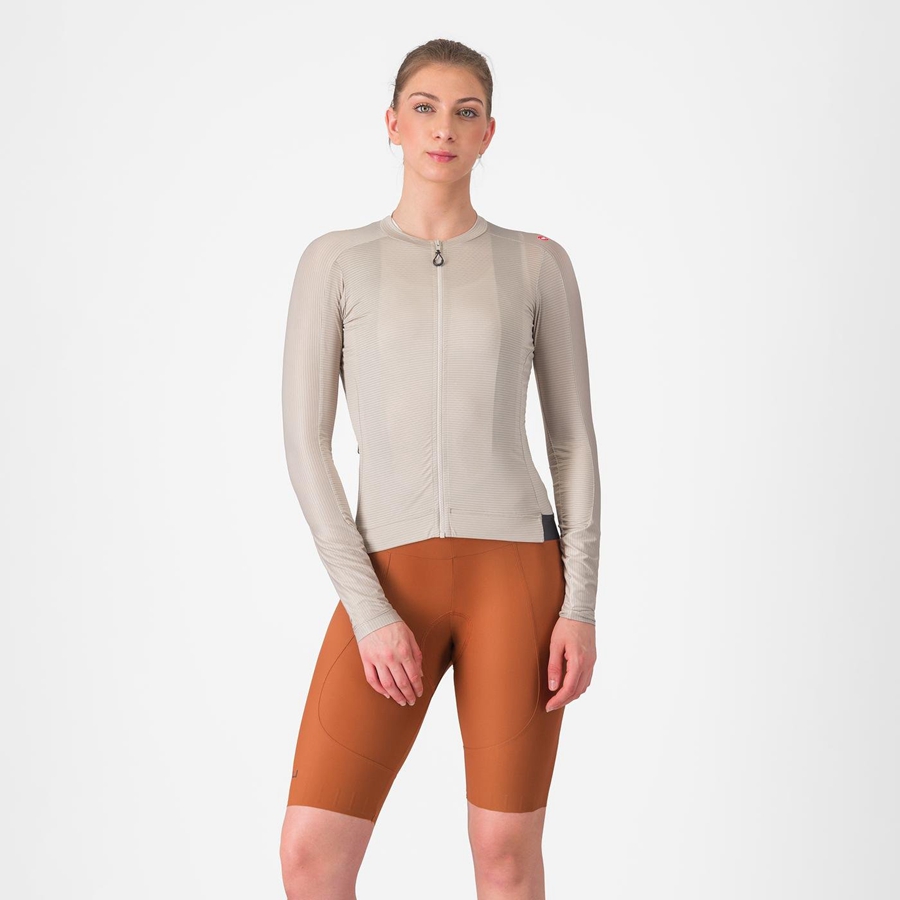 Castelli ESPRESSO W DT Naisten Bib Shortsit Beige | BHFC-76349