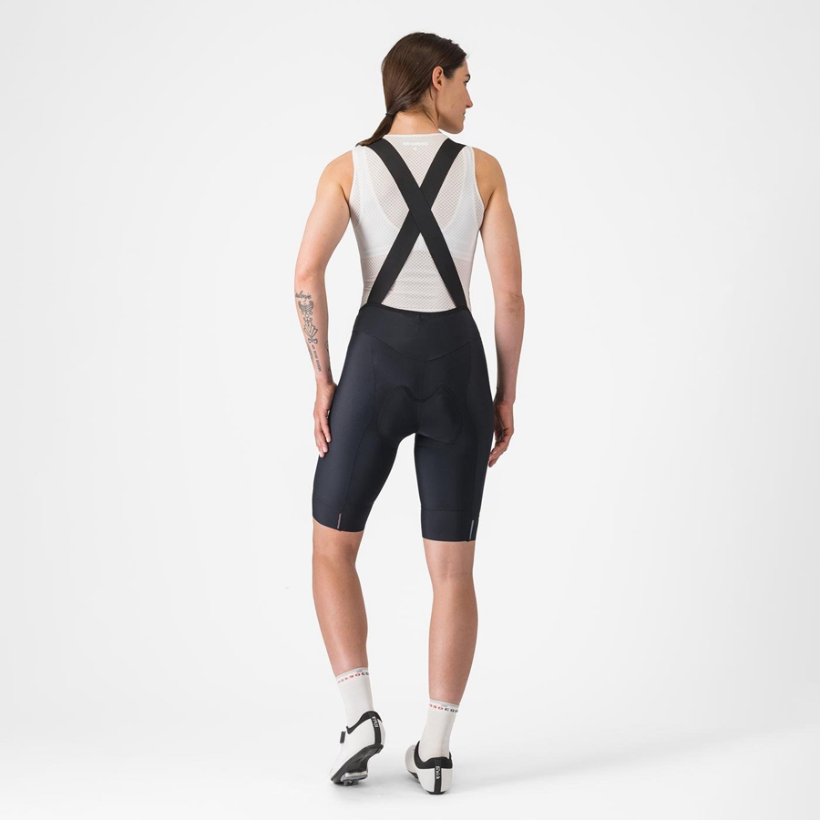 Castelli ESPRESSO W DT Naisten Bib Shortsit Mustat | LJNE-80453