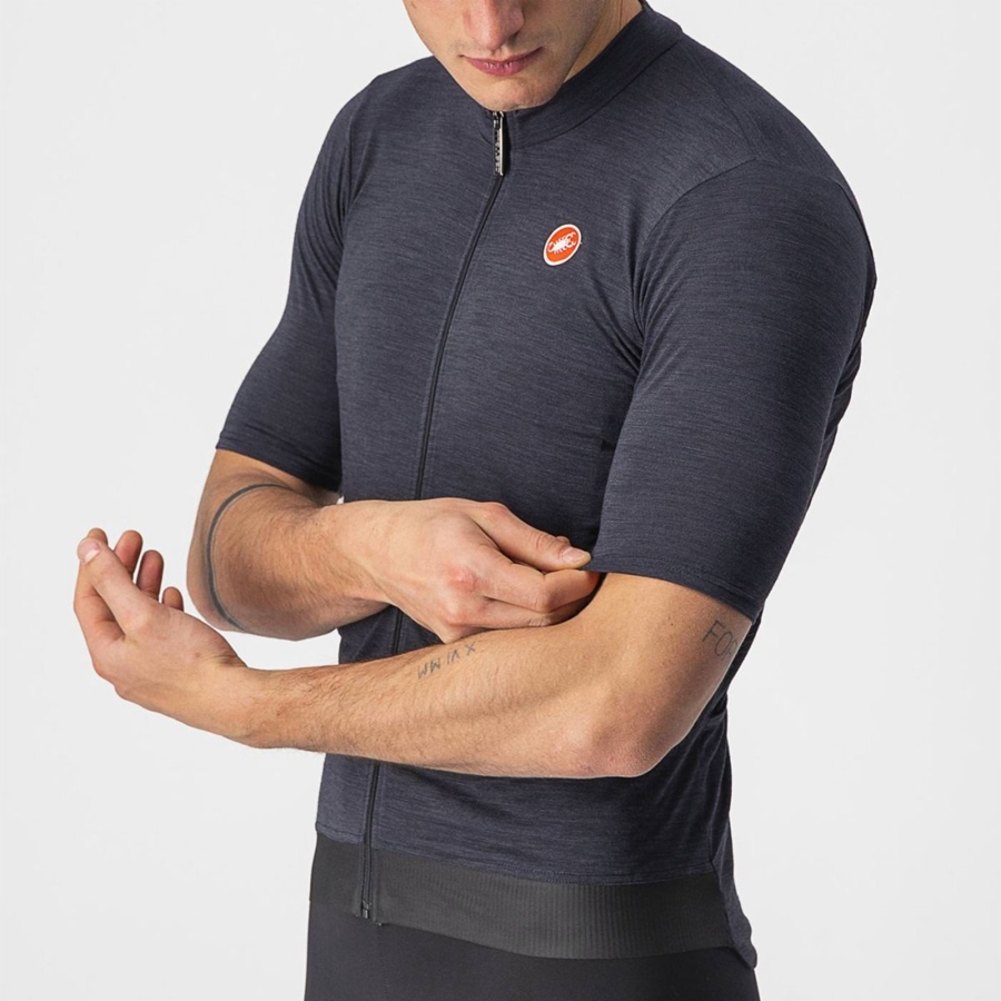 Castelli ESSENZA Miesten Pelipaita Mustat | TLFM-30568