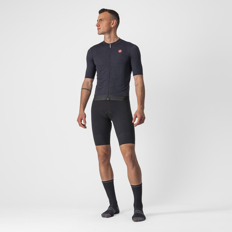 Castelli ESSENZA Miesten Pelipaita Mustat | TLFM-30568