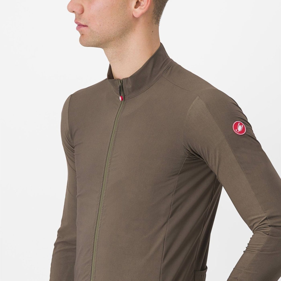 Castelli FLIGHT AIR Miesten Pelipaita Ruskea | ELQK-93254