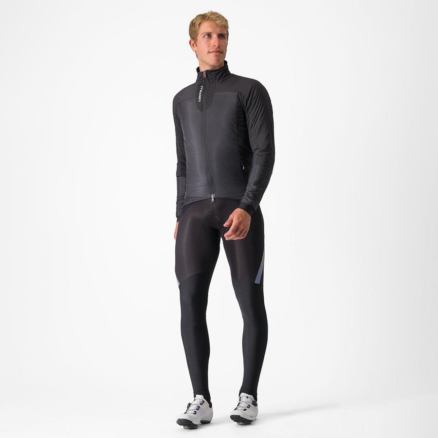 Castelli FLY THERMAL Miesten Takit Mustat | LPMS-39685