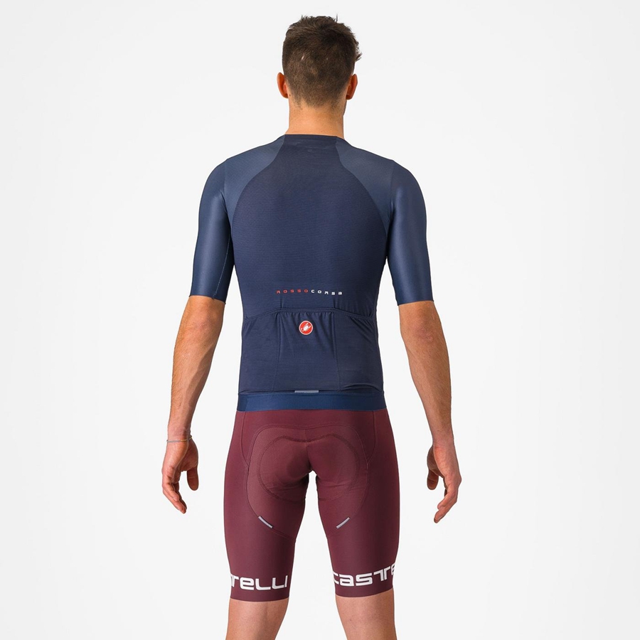 Castelli FREE AERO RC CLASSIC Miesten Bib Shortsit Syvä Viininpunainen Valkoinen | CFOP-82947