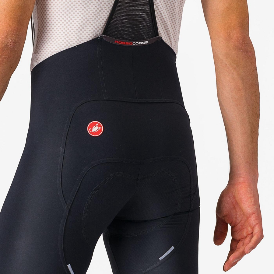 Castelli FREE AERO RC Miesten Bib Shortsit Mustat | AMTX-58264