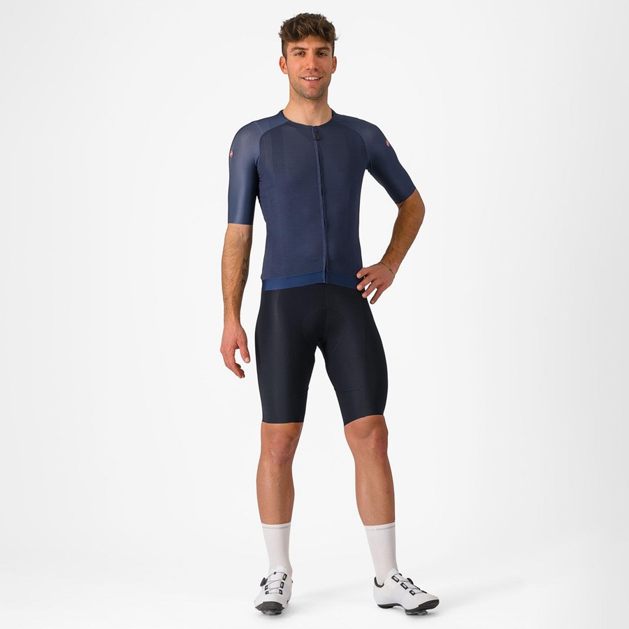 Castelli FREE AERO RC Miesten Bib Shortsit Mustat | AMTX-58264