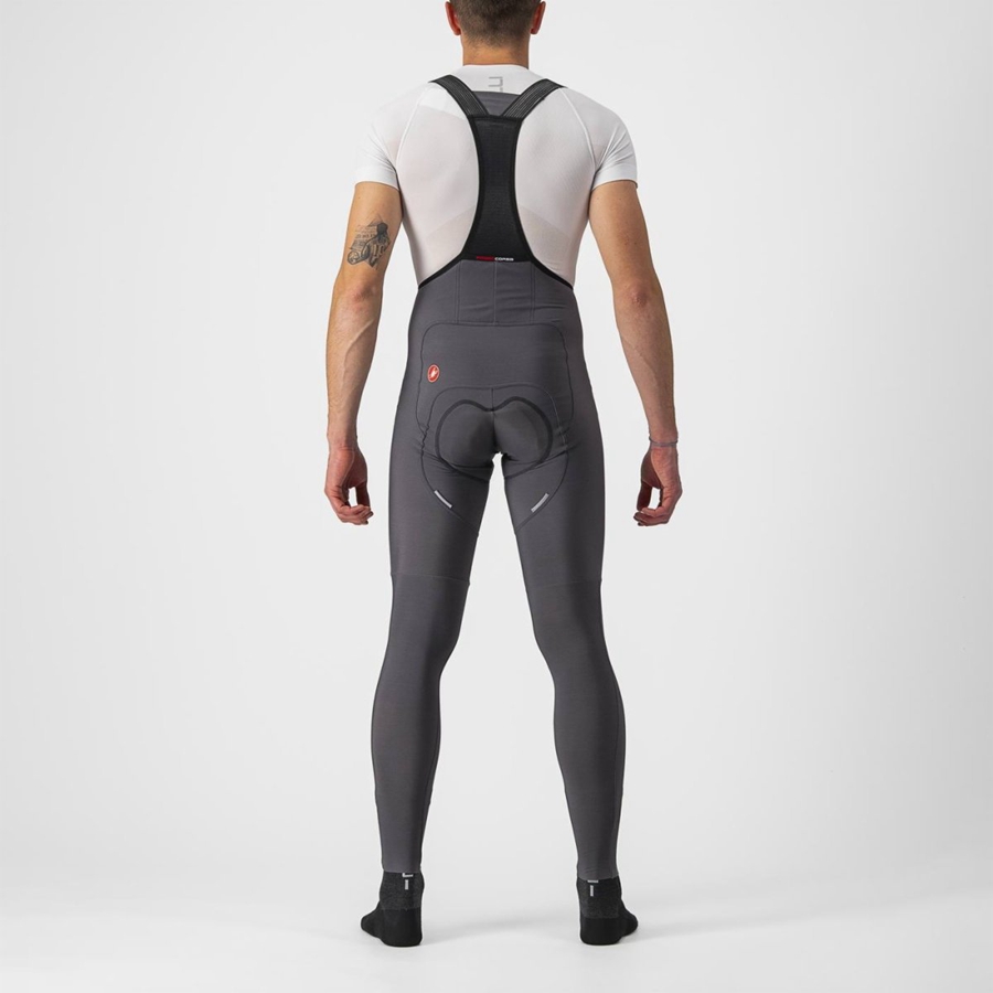 Castelli FREE AERO RC Miesten Bib Sukkahousut Tummanharmaat | IGQP-94635