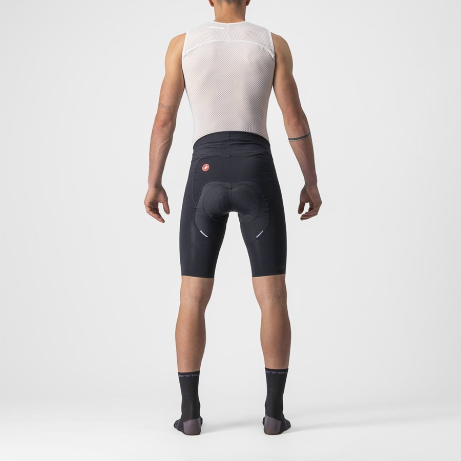 Castelli FREE AERO RC Miesten Shortsit Mustat | RTHA-48237