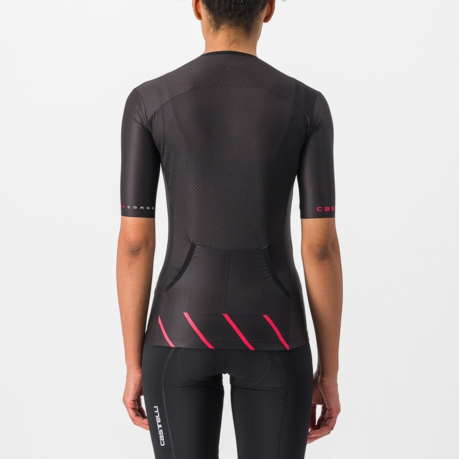 Castelli FREE SPEED 2 W RACE TOP Naisten Puvut Mustat | VMYT-25130