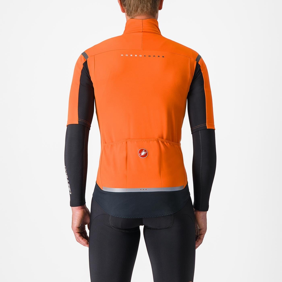 Castelli GABBA RoS 2 Miesten Takit Punainen Oranssi Tummanharmaat | MCJL-63917