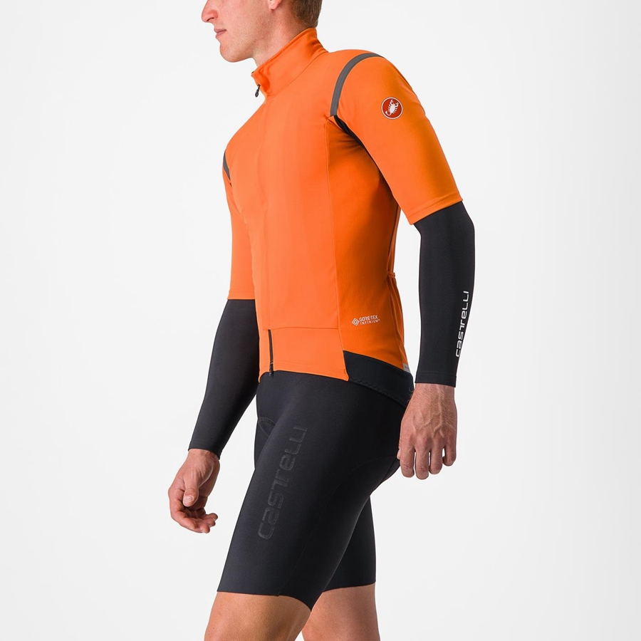 Castelli GABBA RoS 2 Miesten Takit Punainen Oranssi Tummanharmaat | MCJL-63917