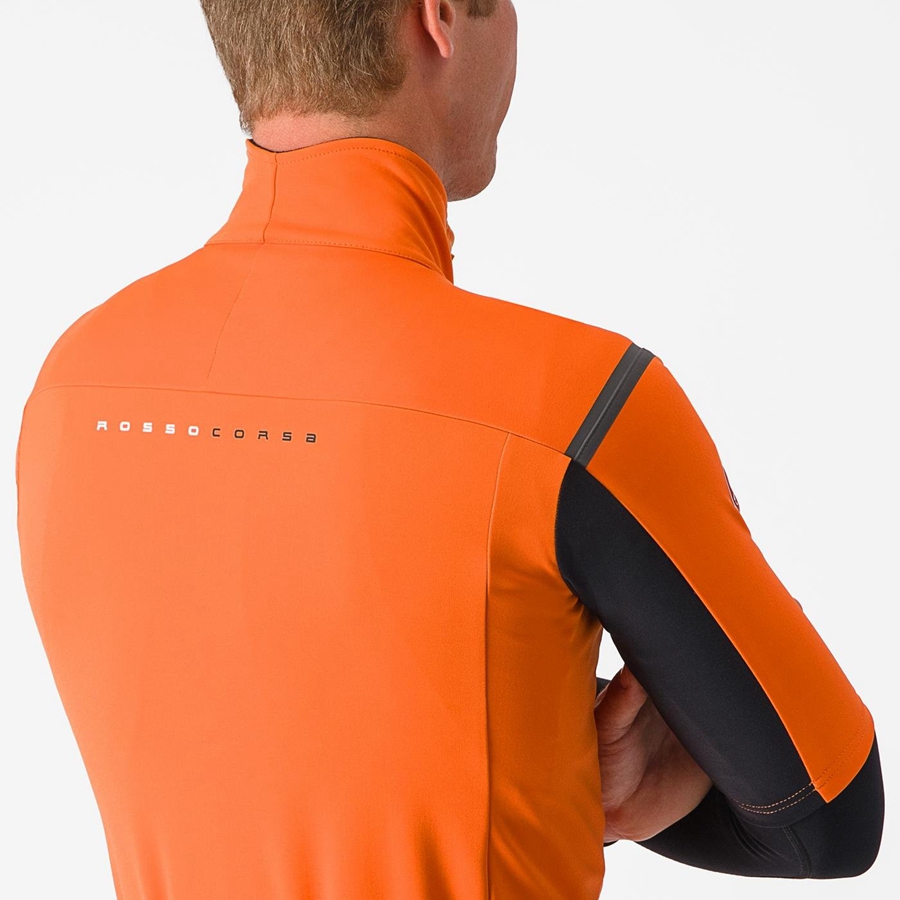 Castelli GABBA RoS 2 Miesten Takit Punainen Oranssi Tummanharmaat | MCJL-63917