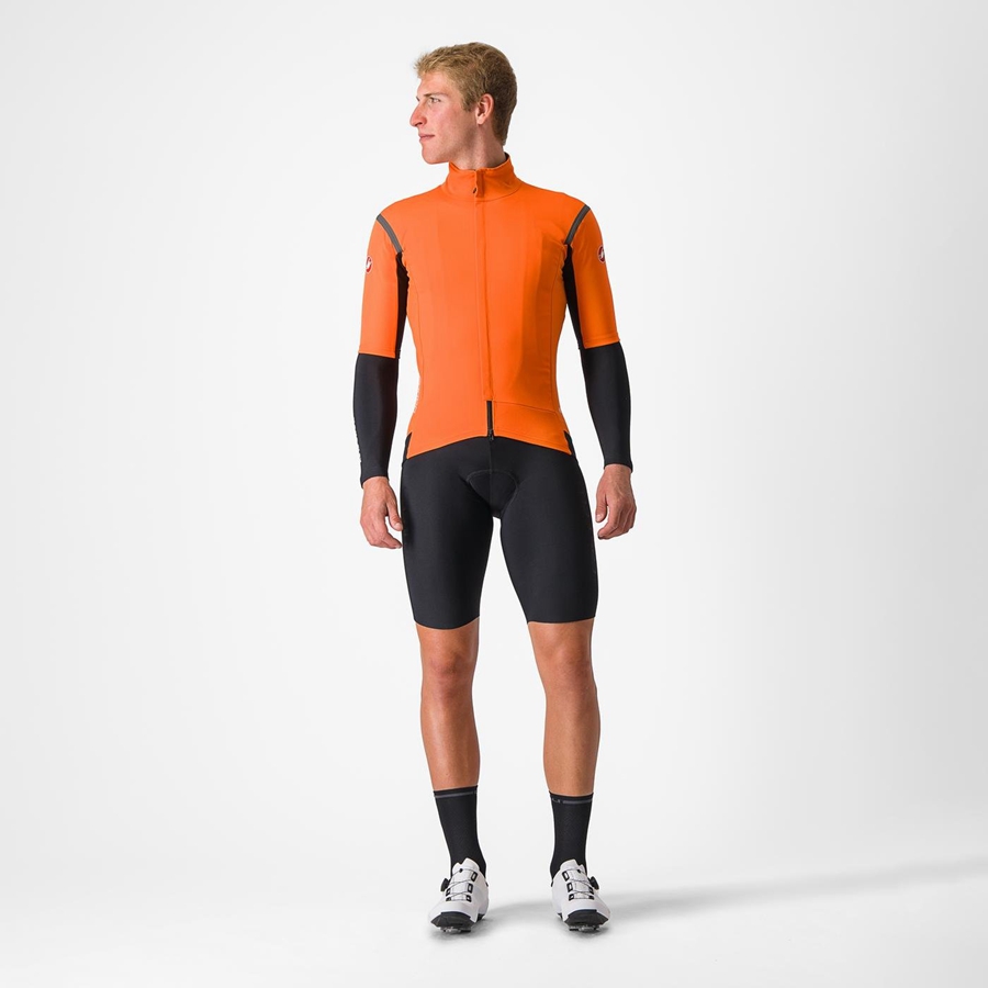 Castelli GABBA RoS 2 Miesten Takit Punainen Oranssi Tummanharmaat | MCJL-63917