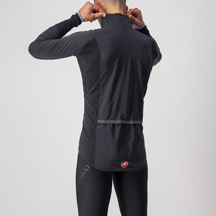 Castelli GAVIA Miesten Suojaus Mustat | CZTM-56207