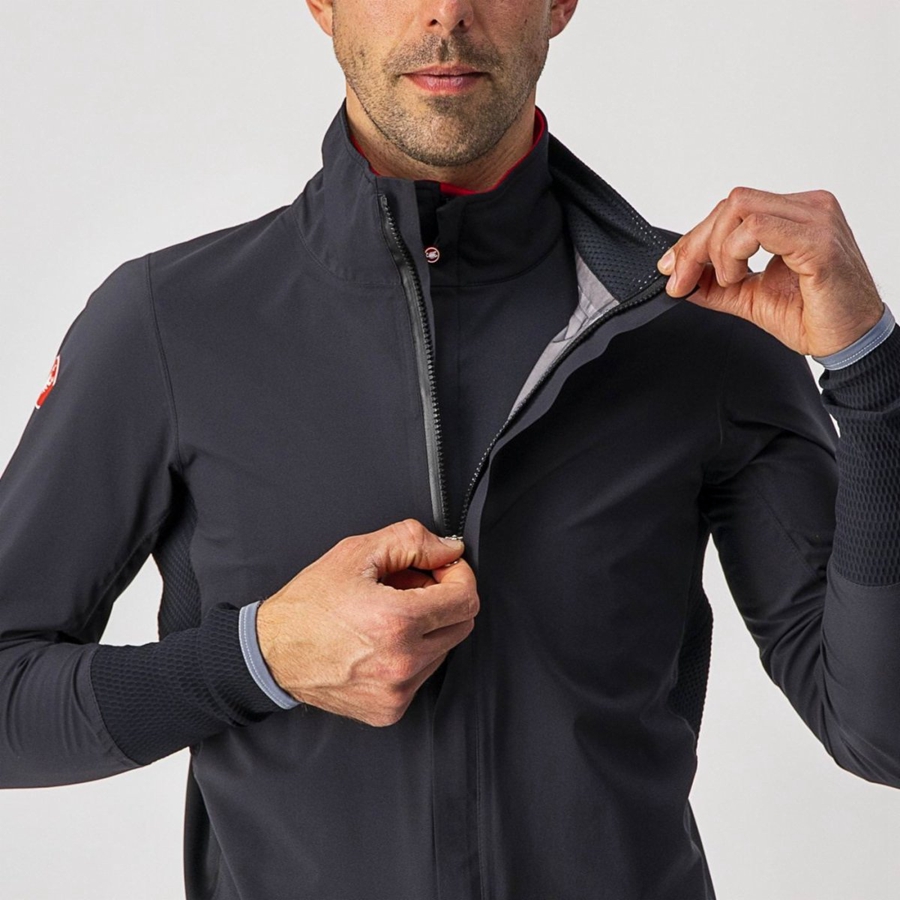 Castelli GAVIA Miesten Suojaus Mustat | CZTM-56207