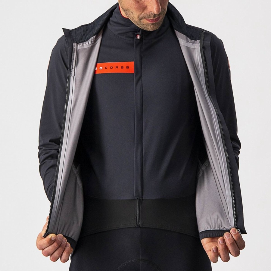 Castelli GAVIA Miesten Suojaus Mustat | CZTM-56207