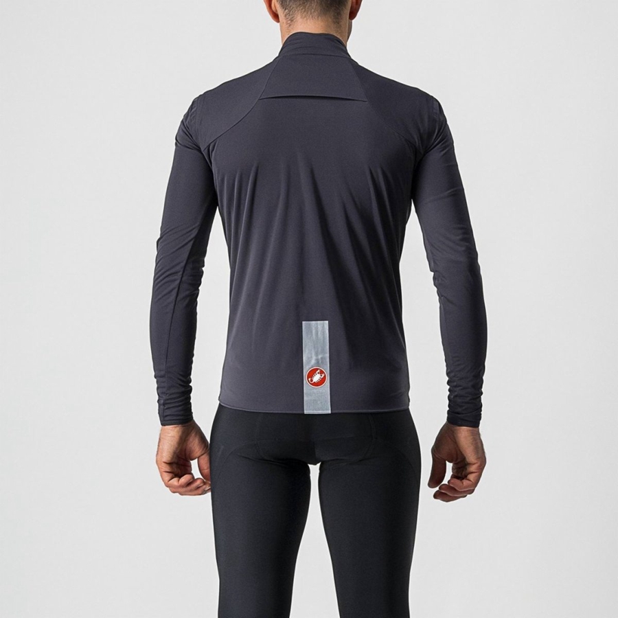 Castelli GOCCIA Miesten Suojaus Tummanharmaat | PVYH-49758