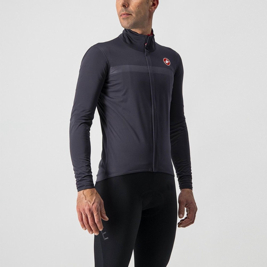 Castelli GOCCIA Miesten Suojaus Tummanharmaat | PVYH-49758